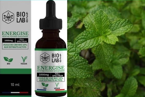 Huile de chanvre bio CBD 10% Bio Energise